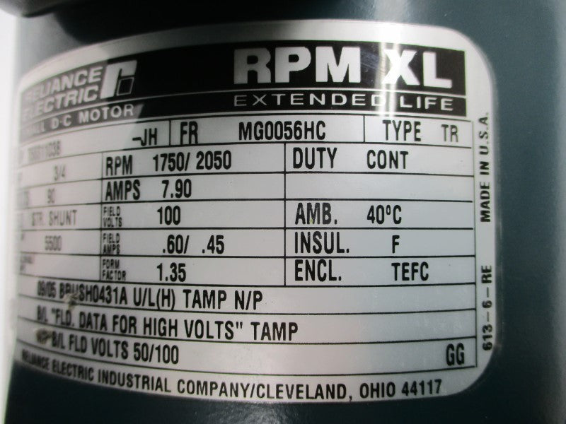 RELIANCE ELECTRIC T56S1103B 90VDC 7.90A NSNP