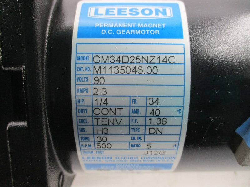LEESON M1135046.00 CM34D25NZ14C 90VDC 2.3A NSNP
