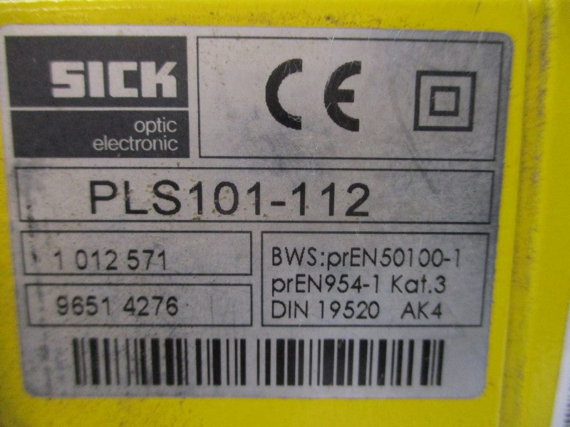 SICK PLS101-112 1012571 24V UNMP