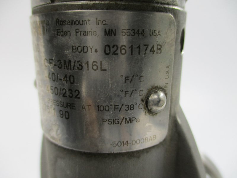 ROSEMOUNT 8800DF010SA1N1D1M5 10.8-42VDC 275PSI UNMP