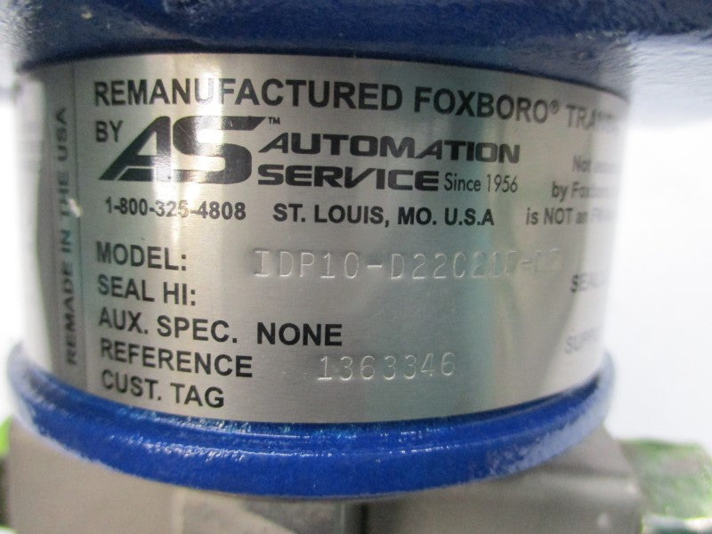 FOXBORO IDP10-D22C21F-M2 11.5-42V 3626PSI REMAN
