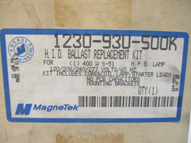 MAGNETEK 1230-93U-500K 277V 1.70A NSMP