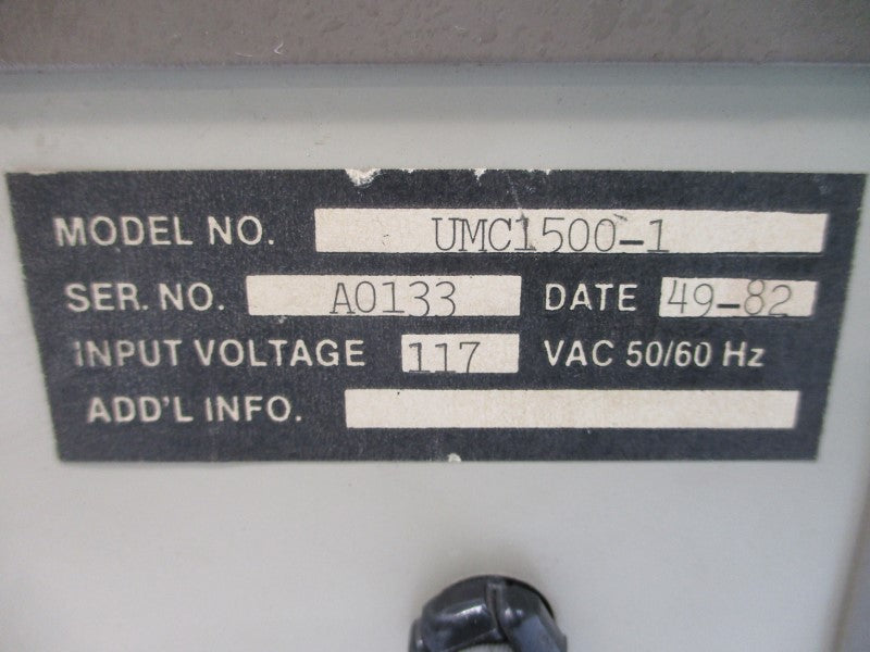 CONTROLLER UMC1500-1 117VAC UNMP
