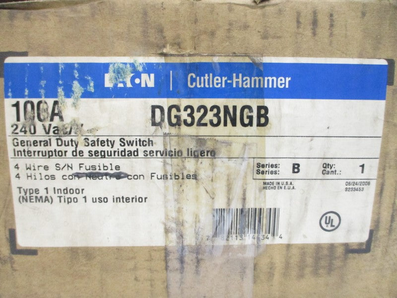 EATON DG323NGB SER. B 240VAC/DC 100A NSMP