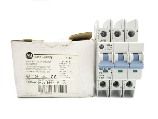 ALLEN BRADLEY 1489-A3D400 SER. A 240V 40A NSMP