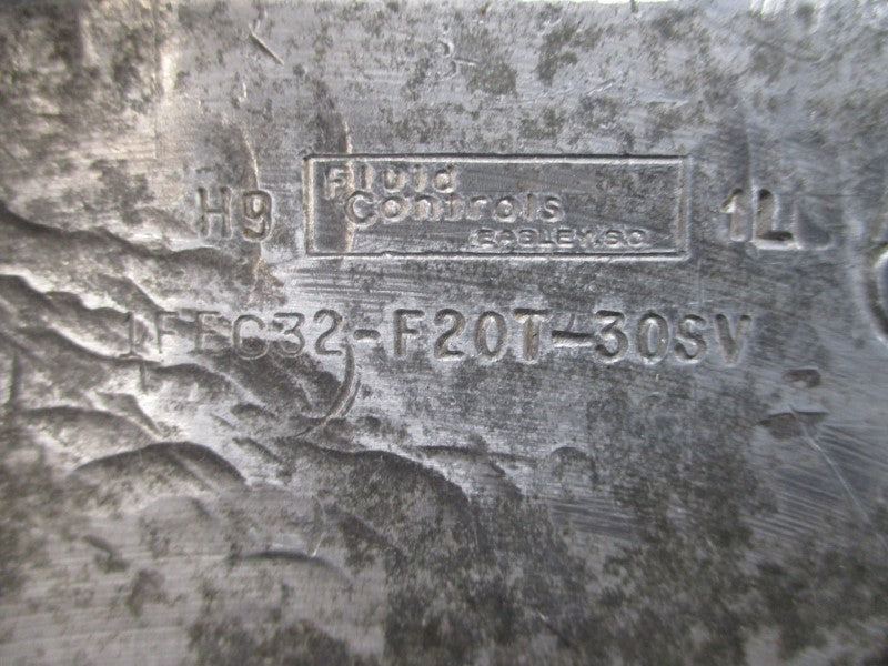 FLUID CONTROLS 1FEC32-F20T-30SV UNMP
