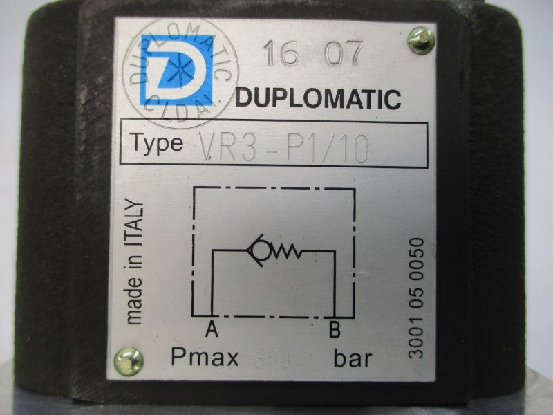 DUPLOMATIC VR3-P1/10 NSNP