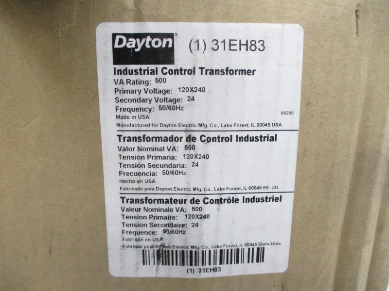 DAYTON 31EH83 120/240V NSMP