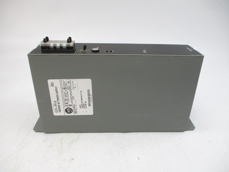ALLEN BRADLEY 1771-P7 SER. D 120/220VAC 2/1.3A REV. F01 NSMP