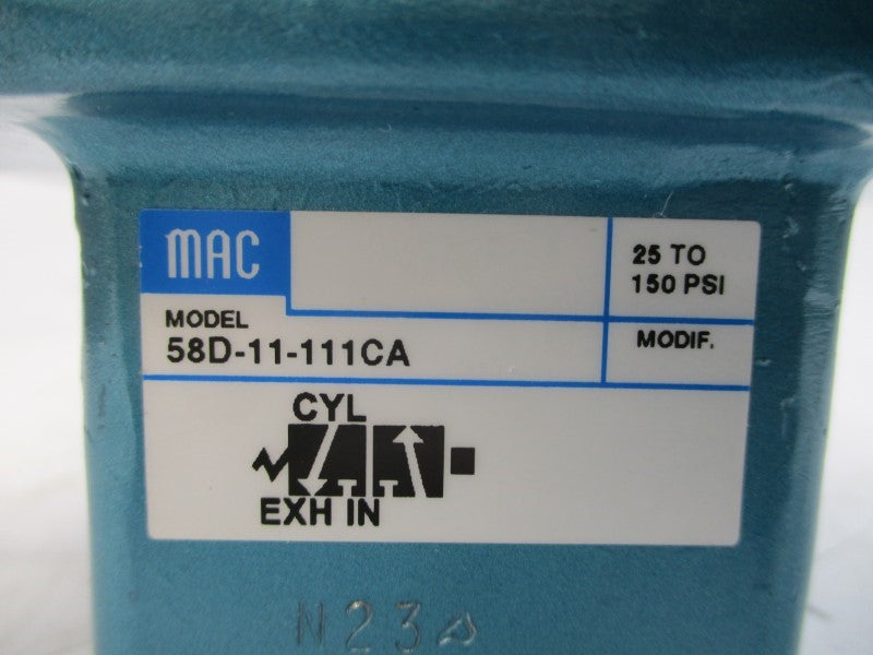 MAC 58D-11-111CA 110/120V 25-150PSI NSMP