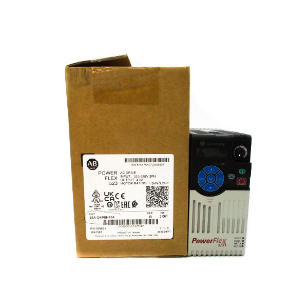 ALLEN BRADLEY 25A-D4P0N104 SER. B F/W 3.001 323-528VAC 4.0A NSMP