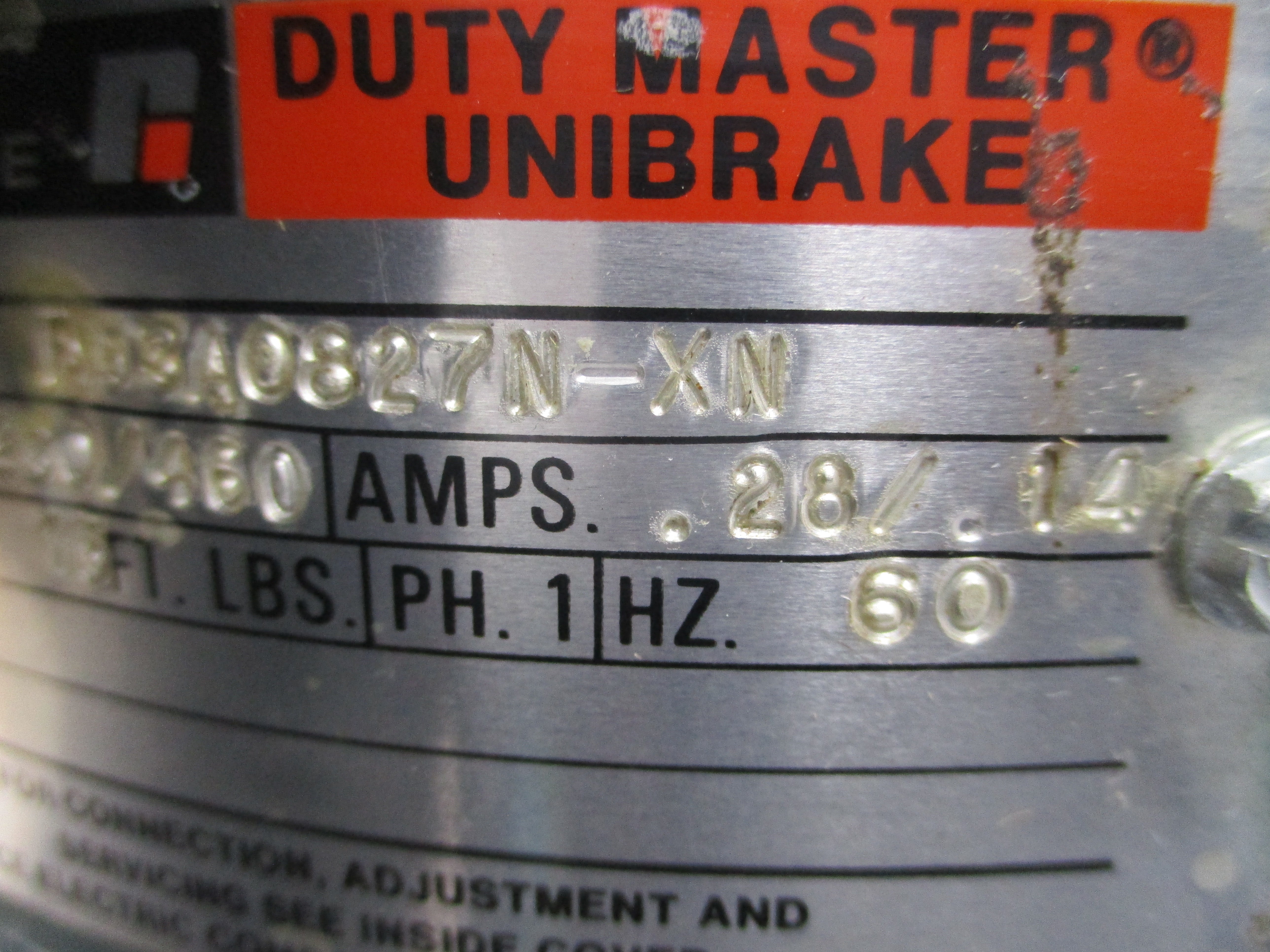 RELIANCE ELECTRIC FA53AO827N-XN 230/460V .28/.14A NSNP