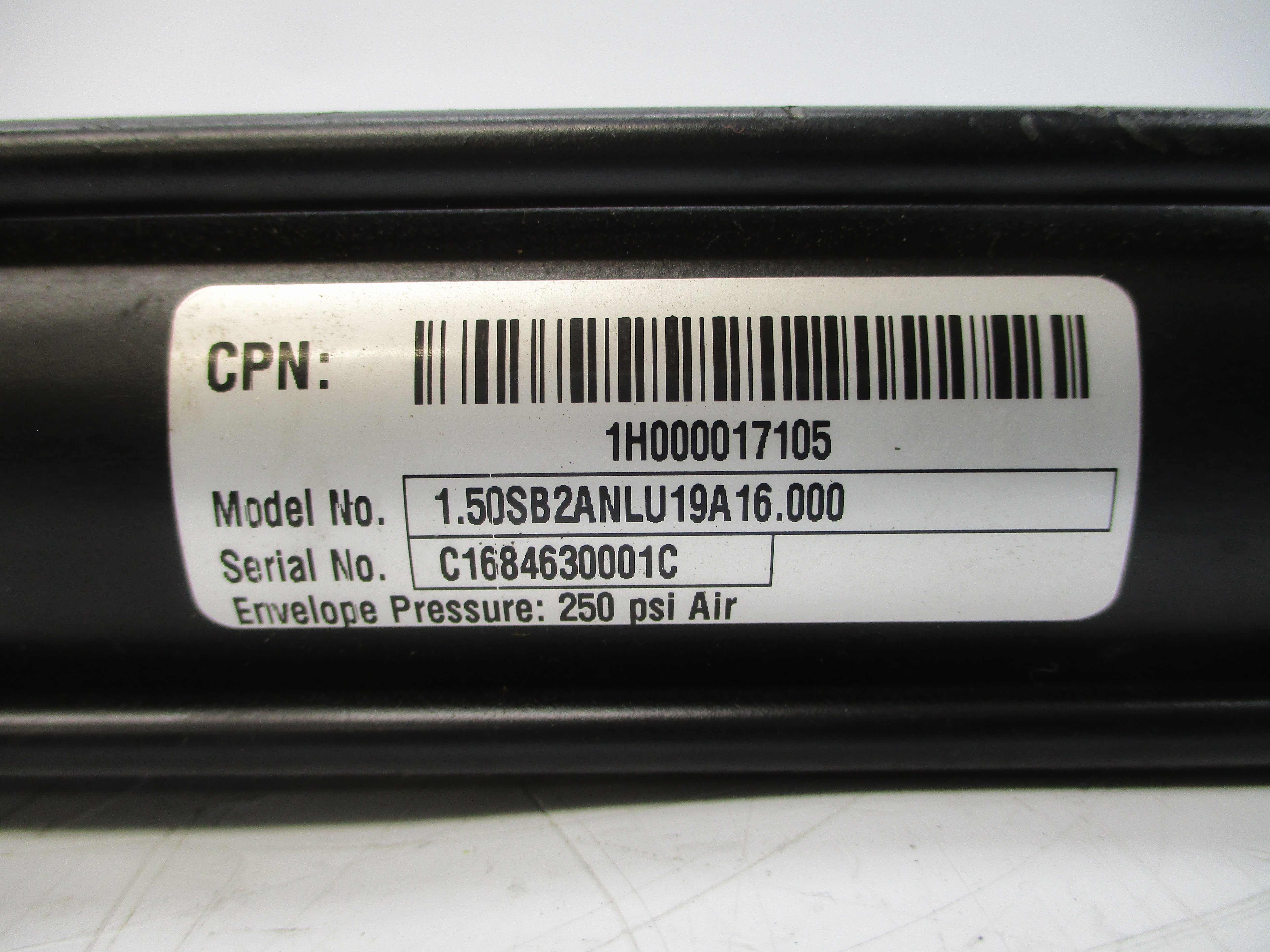 PARKER 1H000017105 1.50SB2ANLU19A16.000 250PSI NSNP