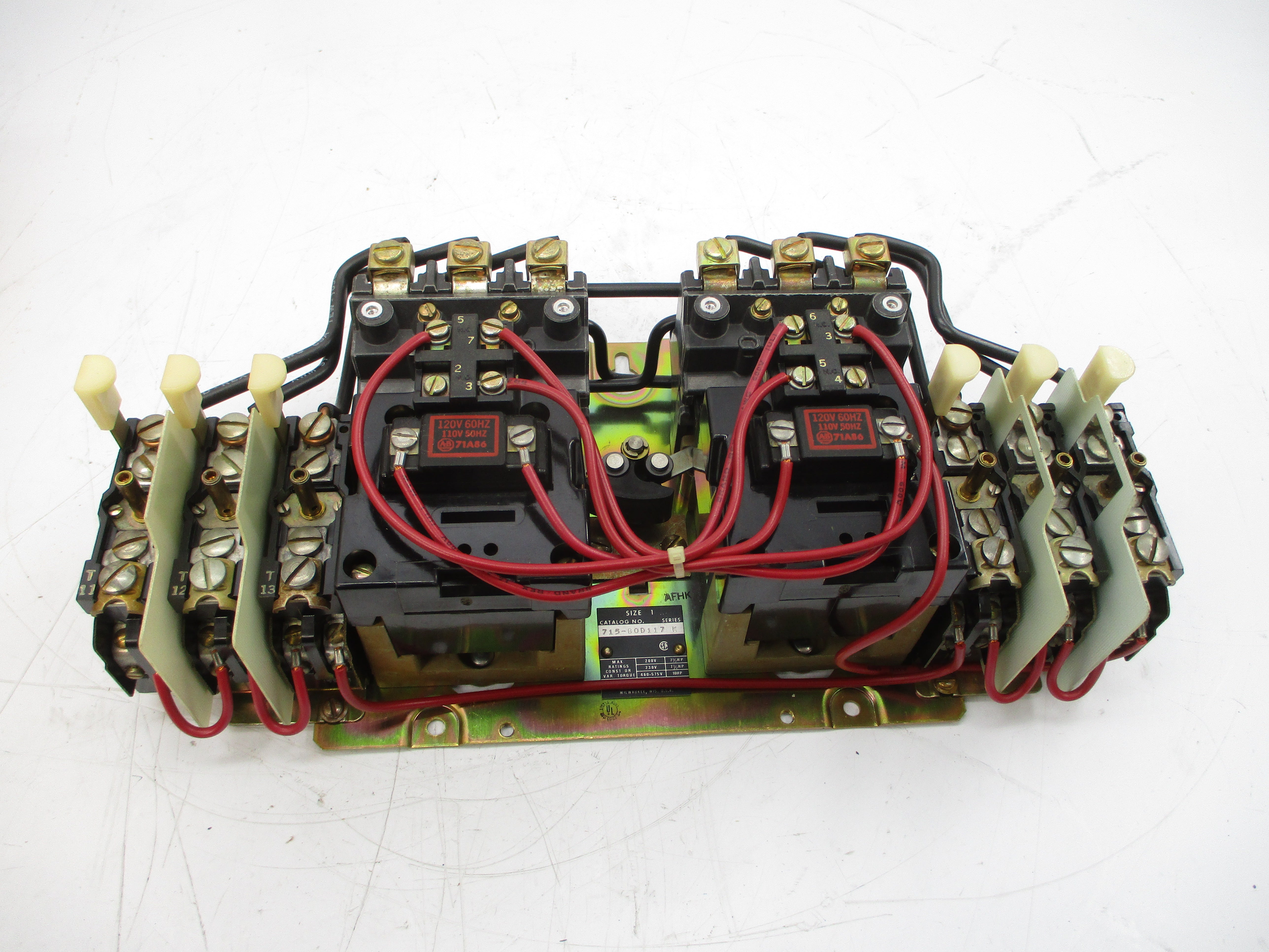 ALLEN BRADLEY 715-BOD117 SER. K 110/120V (BR/YL) NSMP