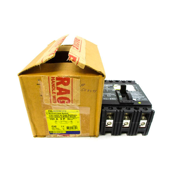 SQUARE D FHL36000M1212 SER. 2 600V 100A NSMP