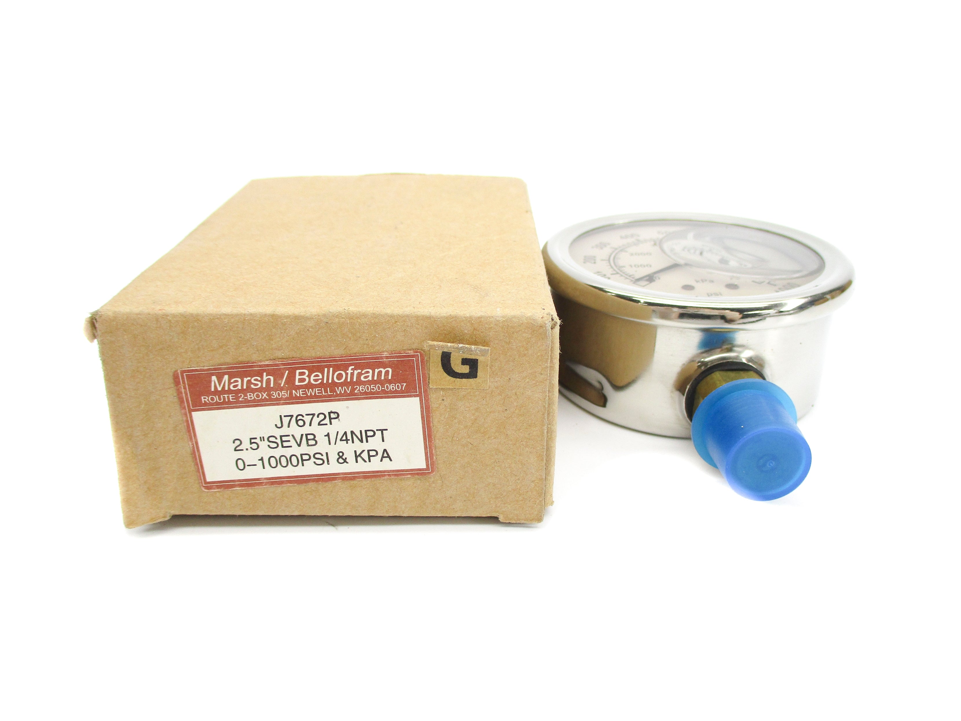 MARSH BELLOFRAM J7672P 0-1000PSI NSMP