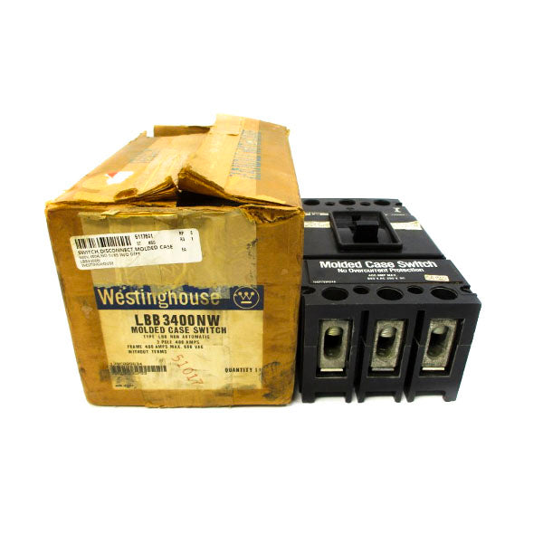 WESTINGHOUSE LBB3400NW 179C809G34 600VAC 400A NSMP