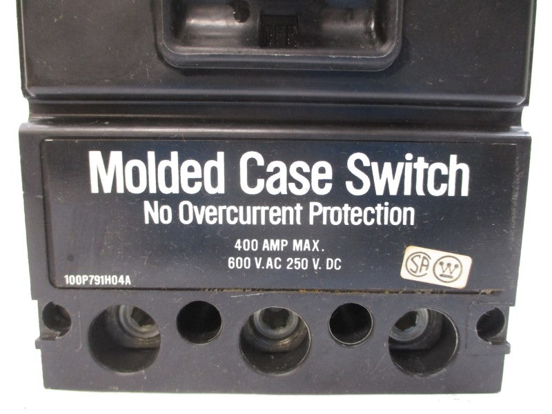 WESTINGHOUSE LBB3400NW 179C809G34 600VAC 400A NSMP