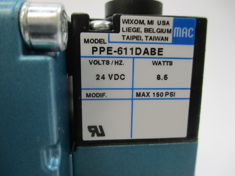 MAC 6521B-313-PP-611DA 24VDC 150PSI NSMP
