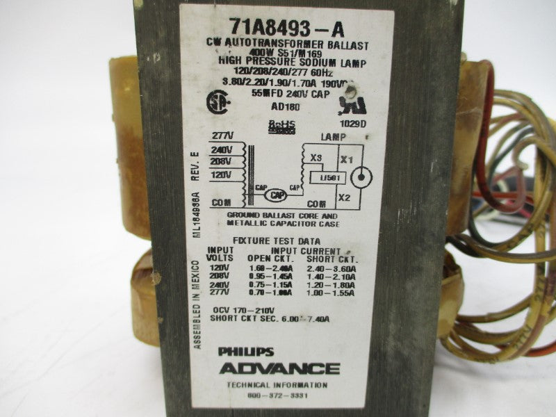 PHILIPS ADVANCE 71A8473-001D 120/208/240/277V NSMP