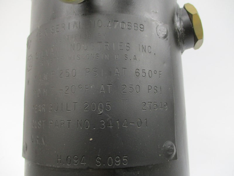 SILVAN INDUSTRIES 3414-01 250PSI NSNP