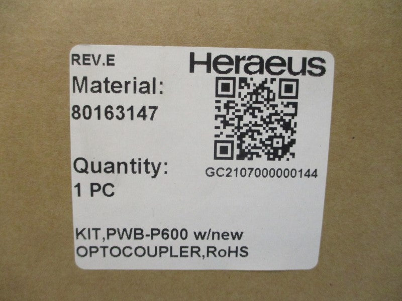 HERAEUS 80163147 PWB-P600 NSMP