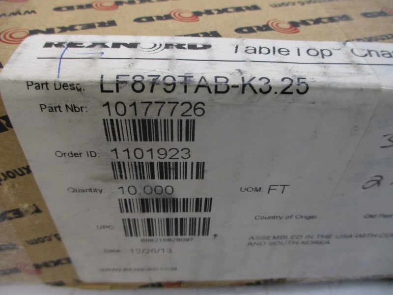REXNORD 10177726 LF879TAB-K3.25 10' NSMP