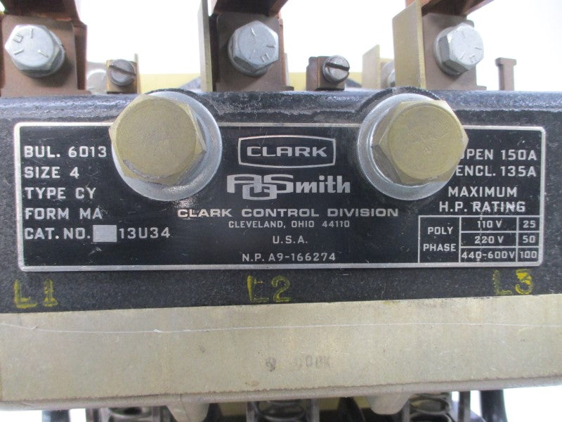 CLARK 13U34 440V 150A NSNP