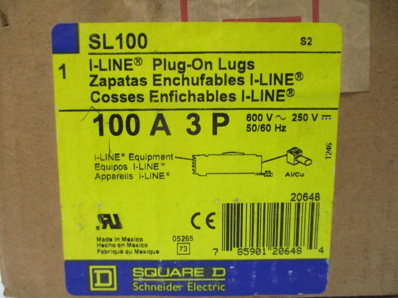 SQUARE D SL100 SER. 2 600V 100A NSMP