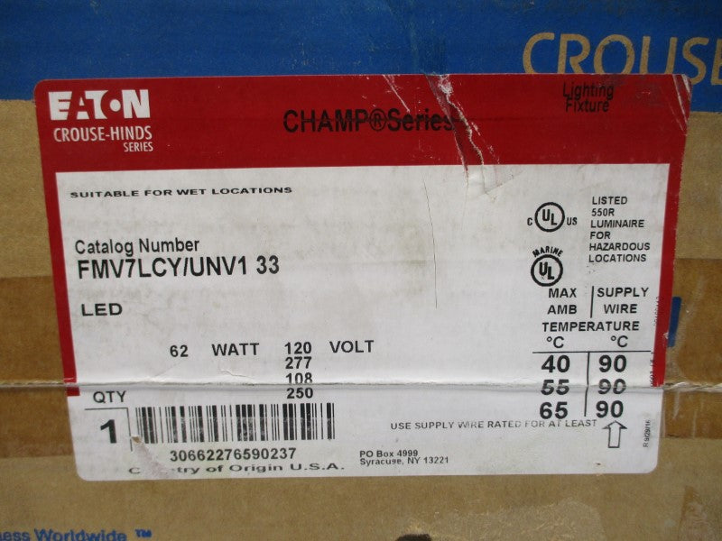 EATON FMV7LCY/UNV133 120-277VAC 0.62A NSMP
