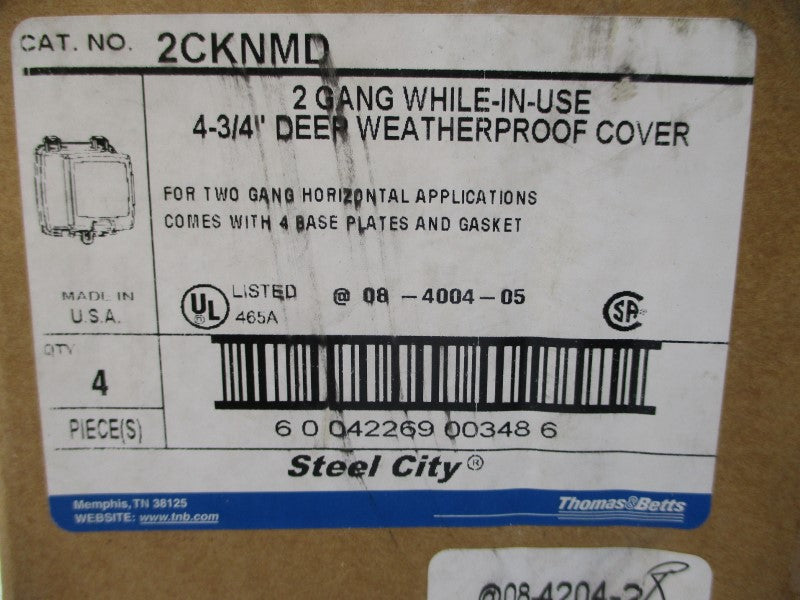 THOMAS&BETTS 2CKNMD 4-3/4" (PKG OF 4) NSMP