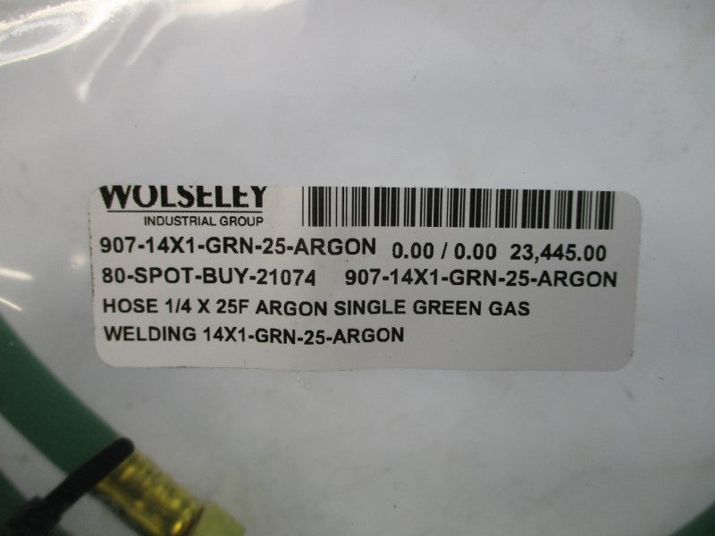 WOLSELEY 907-14X1-GRN-25-ARGON 1/4"X25' NSMP