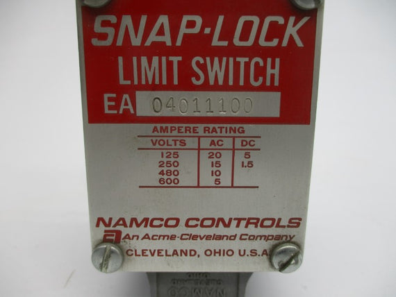 NAMCO CONTROLS EA04011100 600VAC 20A UNMP