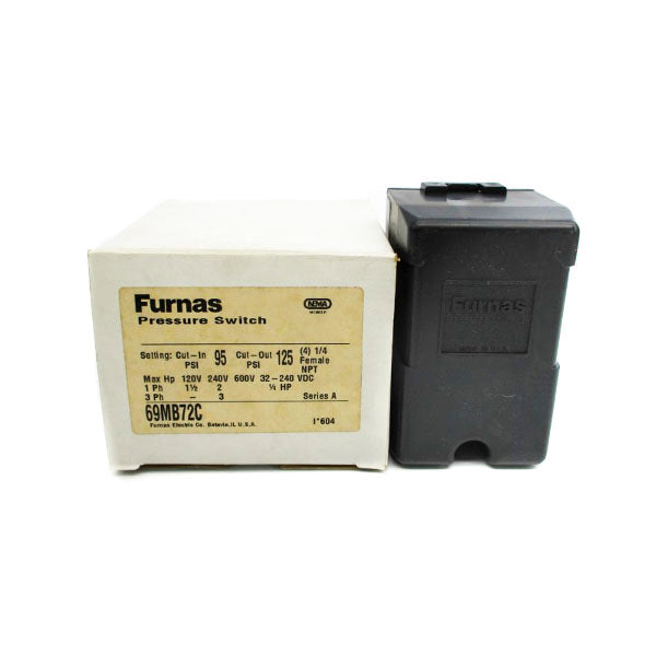 FURNAS ELECTRIC 69MB72C SER. A 600V 30-40PSI NSMP