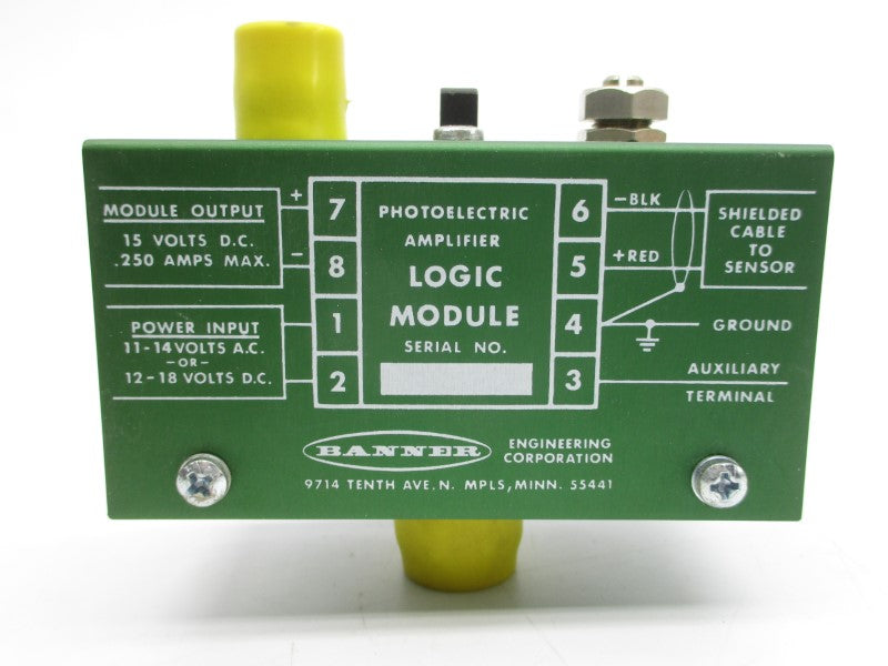BANNER ENGINEERING B4-2-1500B 11-14VAC .250A NSNP