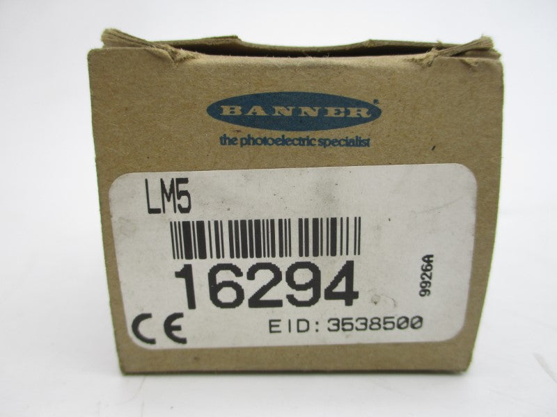 BANNER ENGINEERING LM5 16294 NSMP