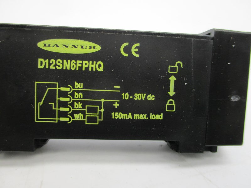 BANNER ENGINEERING D12SN6FPHQ 34973 10-30VDC NSMP