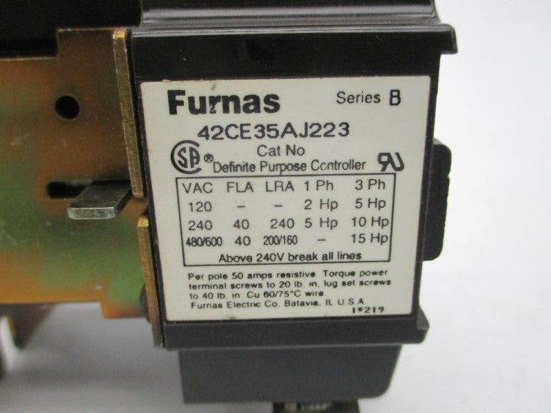 FURNAS 42CE35AJ223 SER. B 24V 40A NSNP