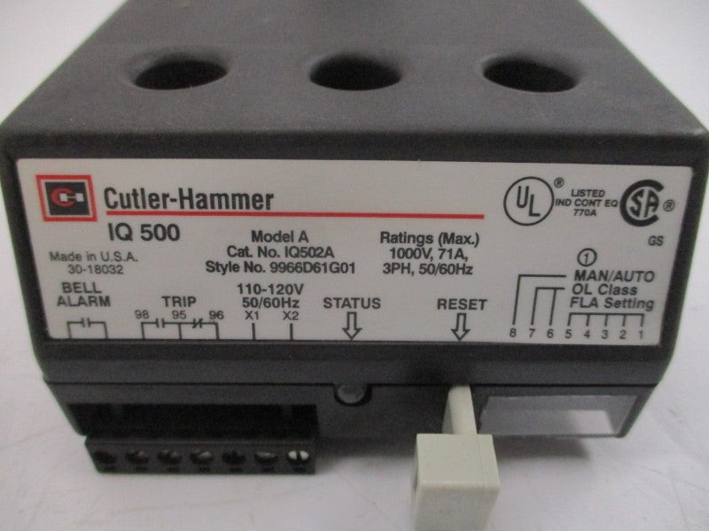 CUTLER HAMMER IQ502A 9966D61G01 1000V 71A NSMP