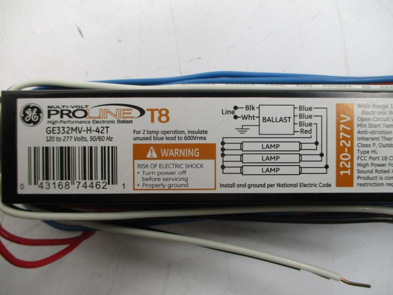 GENERAL ELECTRIC GE332MV-H-42T 120/277V (PKG OF 10) NSMP