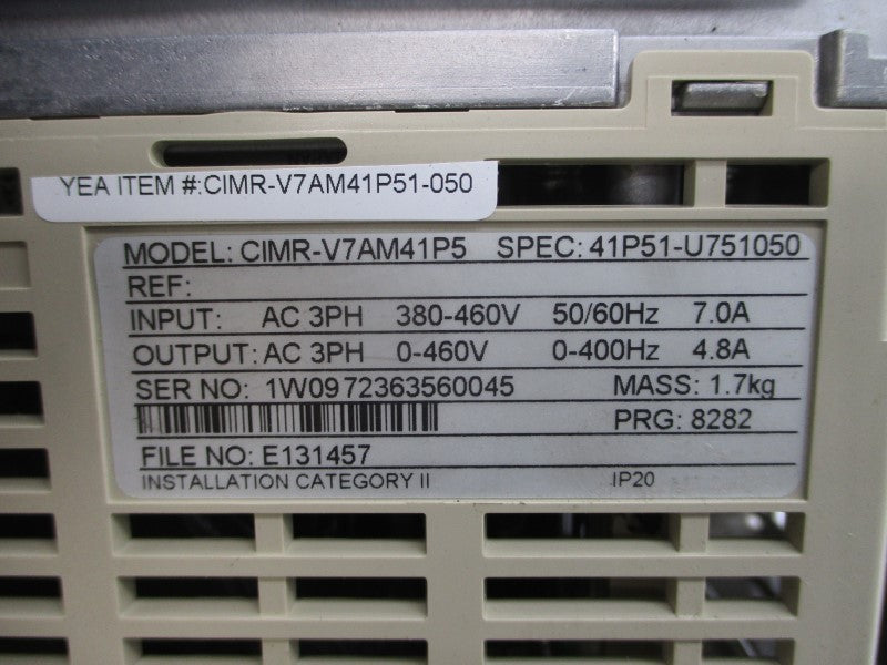 YASKAWA CIMR-V7AM41P5 380-460VAC 7.0A NSNP