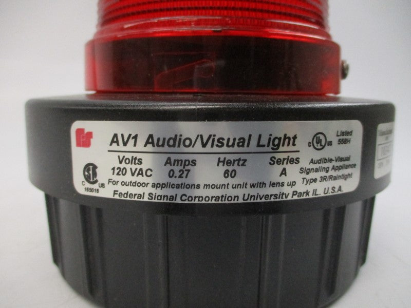 FEDERAL SIGNAL AV1 SER. A 120VAC 0.27A NSNP