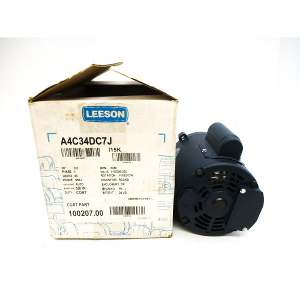 LEESON 100207.00 A4C34DC7J 115/208-230V 6.8/3.3-3.4A NSMP