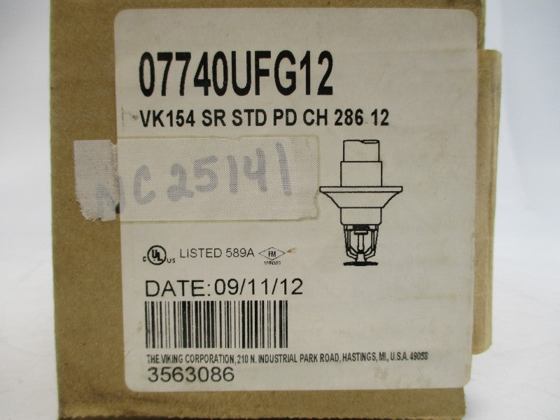 VIKING 07740UFG12 VK154SRSTDPDCH28612 NSFS