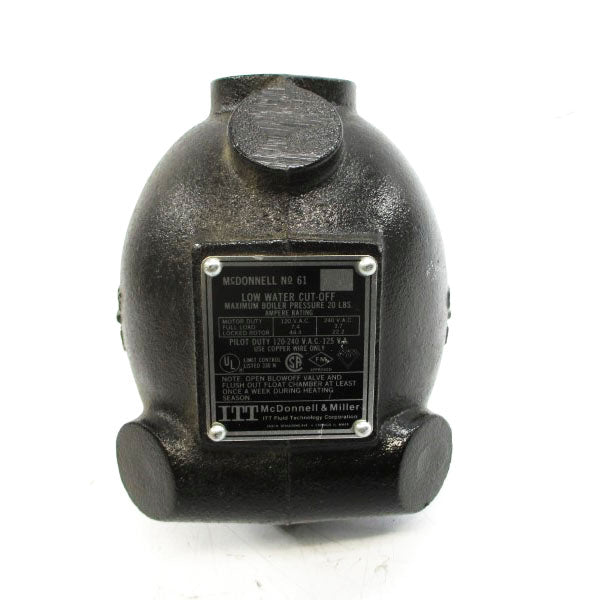 ITT MCDONNELL & MILLER 61 120-240VAC 7.4A 2" NSNP