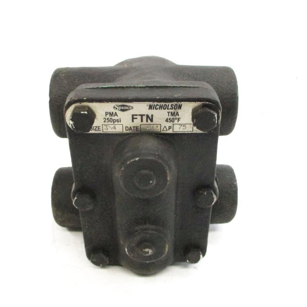 SPENCE NICHOLSON 150311YT FTN 250PSI 3/4" NSNP