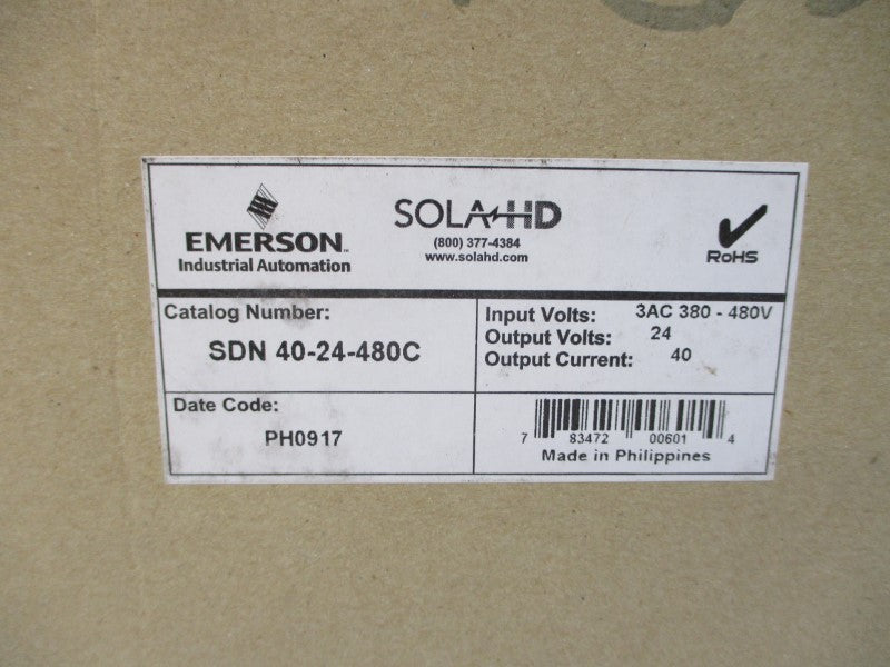 SOLA SDN40-24-480C 380-480V 1.6A NSMP