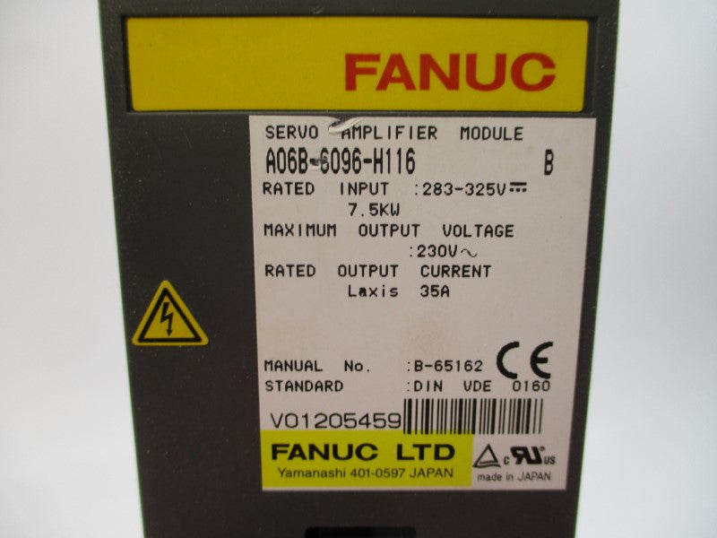 FANUC A06B-6096-H116 283-325V 35A NSNP