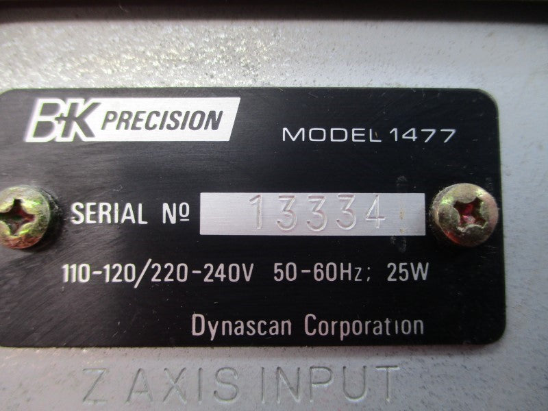 B+K PRECISION 1477 110-120/220-240V UNMP