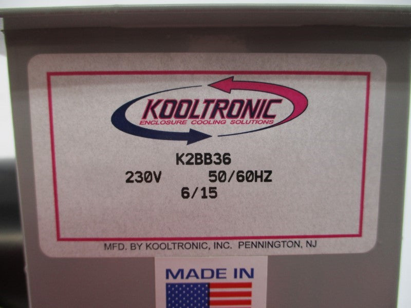 KOOLTRONIC K2BB36 230V .6/.8A NSNP